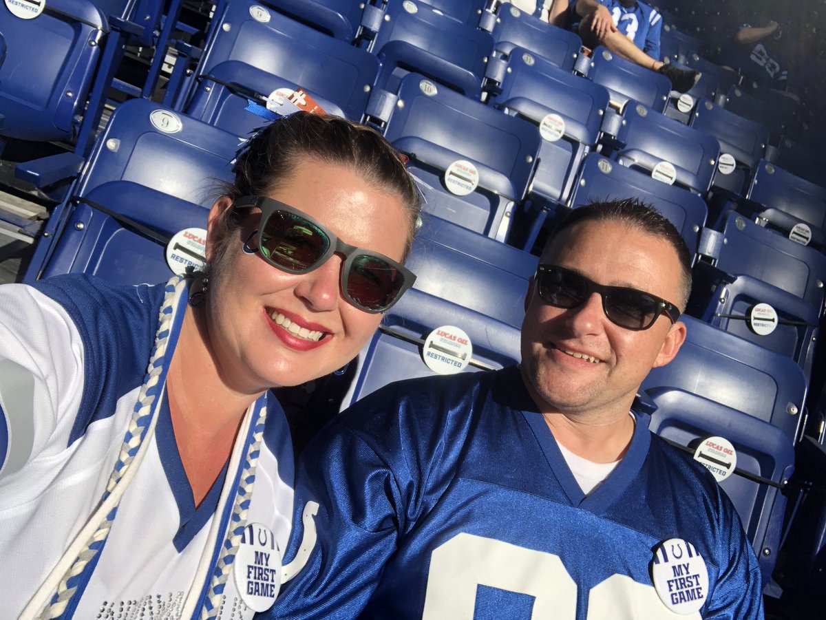 MissV219's tweet photo. 🤍💙Go Colts🤍💙 #1stgame #BALvsIND https://t.co/Fv76AYf1qW