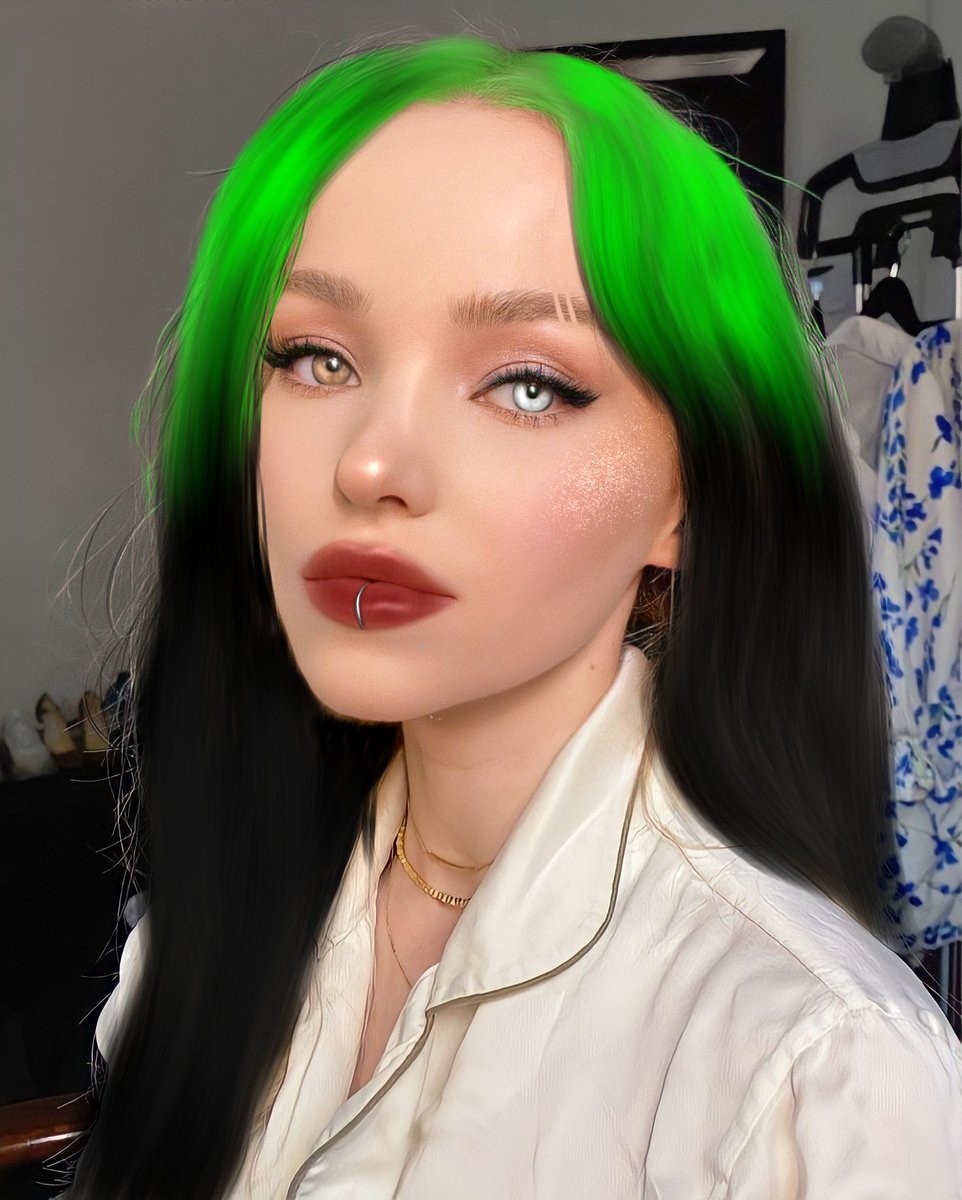 obsesioninferna's tweet photo. ahora soy como una combinación de billie con piercing y heterocromía. ¿Qué más podría agregarle o quitarle? 🤠 https://t.co/whQzVroGfp
