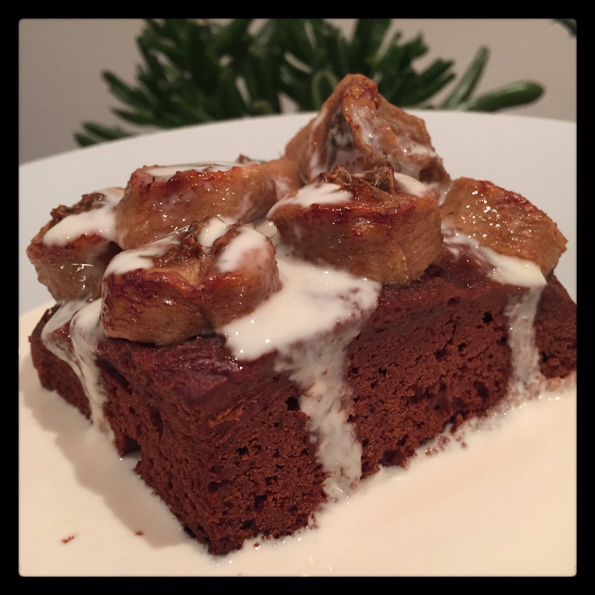 theveganmark's tweet photo. Banana, chocolate and maple squares #vegan #organic #veganism #veganfood #veganuk #plantbased #dairyfree #nutrition #crueltyfree #compassionateeating #whatveganseat #healthy #healthyeating #vegetarian #animalfree #EatForThePlanet #food #poweredbyplants #veganfood #veganfoodshare https://t.co/5JsBaxcOIR