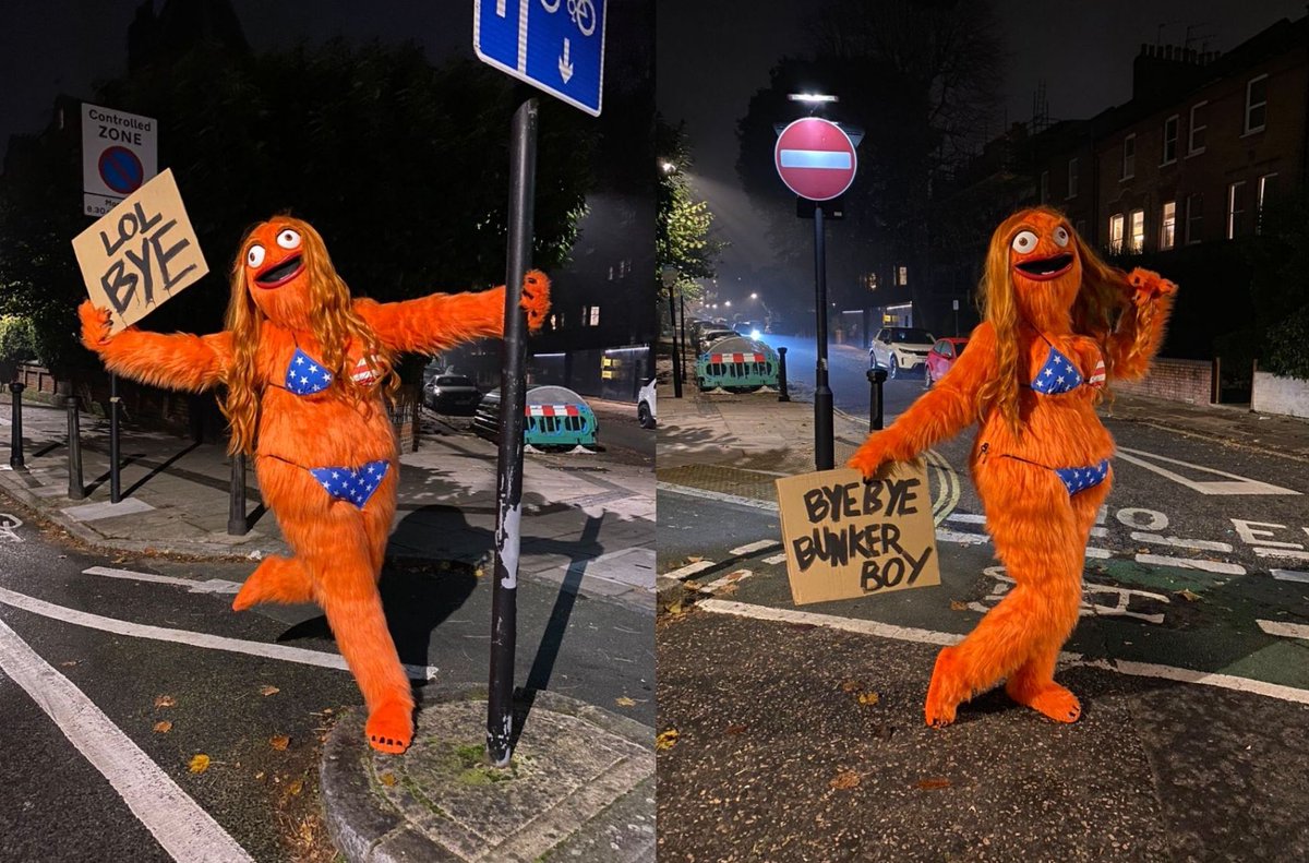 Jezebel's tweet photo. Grittney SPOTTED!! Orange ingenue seen FLAUNTING bikini body through streets of London https://t.co/oDnRrxqDEB https://t.co/edXbvt3GlP