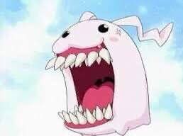 MermaidQueenAr1's tweet photo. Friendly reminder that Tokomon has forward facing eyes. Which confirms that their species are, factually, predators. #Digimon #digimonfacts #DigimonAdventure #digimon2020 https://t.co/0rPrJo94sX