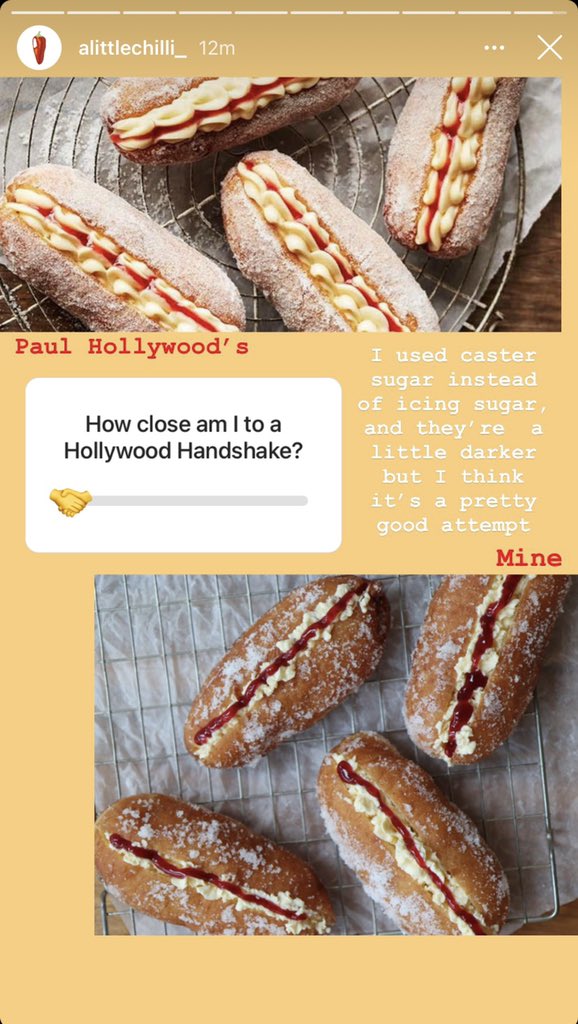 alittlechilli_'s tweet photo. Videos of me making this weeks GBBO bakealong challenge is now up on my Instagram! https://t.co/D27lk89gWJ https://t.co/tzs4i0ZqFV