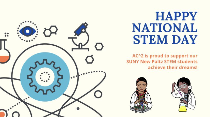 ampcstepnp's tweet photo. Working to change the culture of #STEM everyday by supporting our students on their journeys to become scientists, engineers, educators, doctors, health professionals, tech professionals and everything in between! #NationalSTEMDay #STEM #LSAMP #CSTEP #STEMeducation https://t.co/i9EhKGPSC6