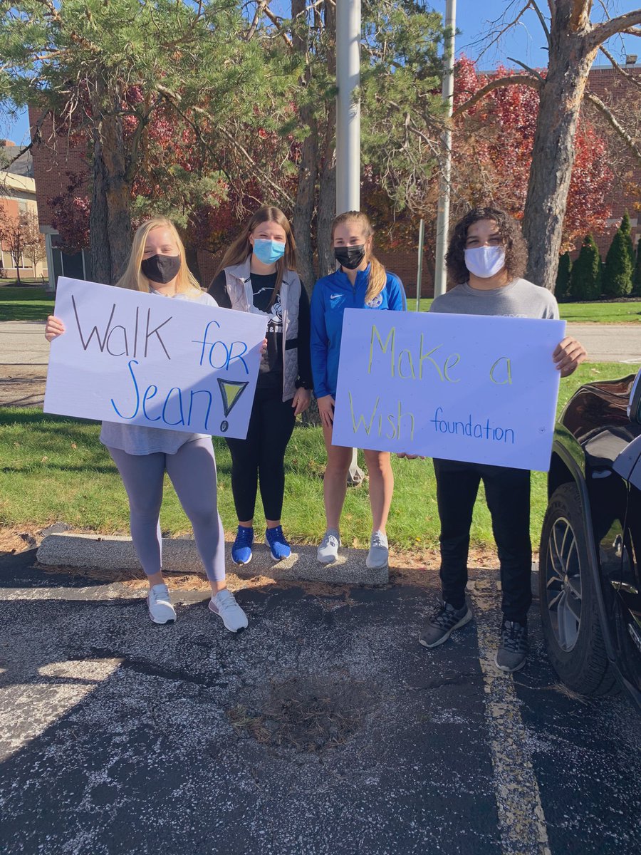 i cannot express how amazing this went over! THANK YOU athletes for making a difference in someone life,it truly was a fantastic day! #makeawishwalk #walkforsean