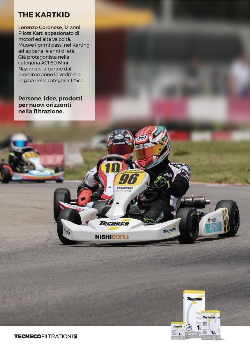 TECNECOFILTERS's tweet photo. Insieme a Lorenzo Coronese e con il grande aiuto del Papà Alessandro Coronese, il nostro piccolo campione 12 anni Pilota Kart, appassionato di motori e alta velocità
#lorenzocoronese #CL96 #thekartkid #tecneco #tecnecofilters #tecnecofiltration #personeideeprodotti https://t.co/ZkoL8UdTcq