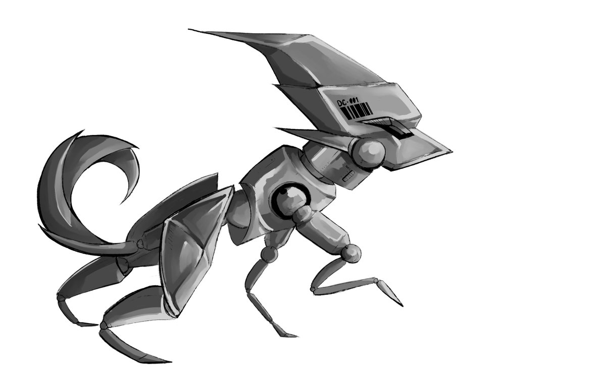 KarynU9's tweet photo. DC-001 Serie- Karashi.
Concept of a little robot that I did practice with the help of @karashimanju
#robots #bots #conceptart #ilustration #conceptrobot #draw #drawing #art #artist #machine #originalcharacter #originalart #desing #animeart #mecha #animeartist #oc https://t.co/TSbFXfMPnW