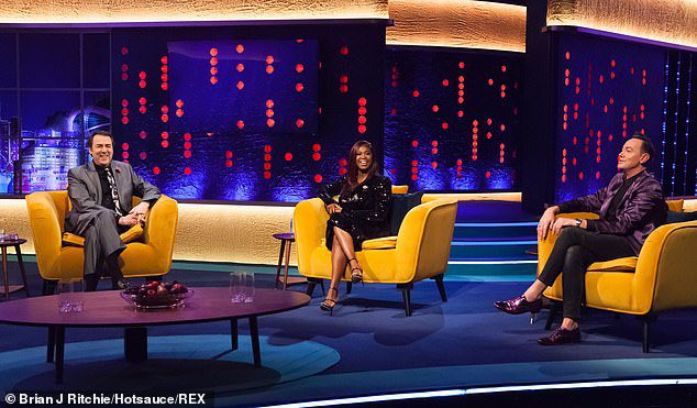 TheIvoryCloset's tweet photo. .@bbcstrictly @MOTSI_MABUSE  wearing a piece of our Closet on last night's @JRossShow ❤️ #TheIvoryCloset  #BBCStrictly #Strictly https://t.co/Zc9AKs3JlJ