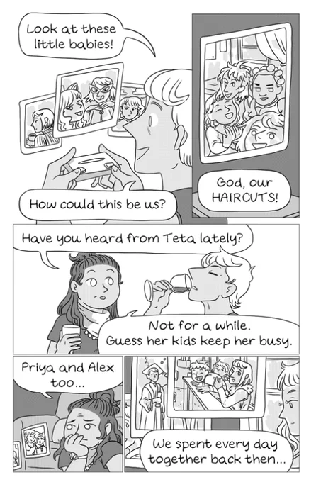 Story 3: Chrysalis-- Two pals reunite for a girls' weekend. They haven't seen each other in years, and while Clara is excited to reminisce, Tabby has taken pains to reinvent herself. What do you do when you realize "the good old days" were painful memories to your old friend? 