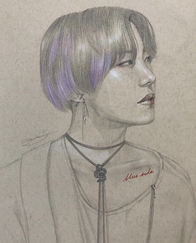 deinosaurex's tweet photo. A couple of Hobi drawings from last year! #btsfanart #jhopefanart #hoseokfanart https://t.co/T1ztaOvFl1