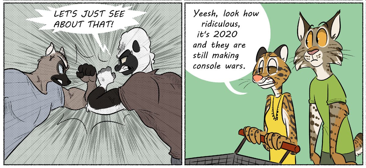 ToonTailsComics's tweet photo. #toontails 30

Console wars 🙄 

... with new consoles releasing,
who are you in this fight? 🤔

#PlayStation5
#ps5 #Xbox 

Want comics like these to keep happening, so support me on patreon ❤

https://t.co/yoHGuxI5C9 https://t.co/VFszHBl3Xc