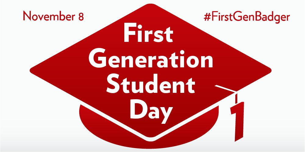 UWAdmissions's tweet photo. Happy First-Generation Student Day! We always strive to provide #FirstGenBadger students with the resources you need to be an informed #FutureBadger. Check out our live, virtual info sessions with campus partners at https://t.co/5QLDrgfU8V! https://t.co/05KWagpk5l