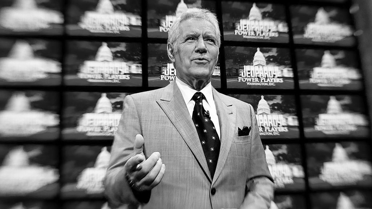 HISTORY's tweet photo. Beloved Jeopardy! host, Alex Trebek, has passed away at the age of 80 following his battle with pancreatic cancer. His version of Jeopardy became one of the most popular game shows in television history. https://t.co/ZwxYKjVnyK