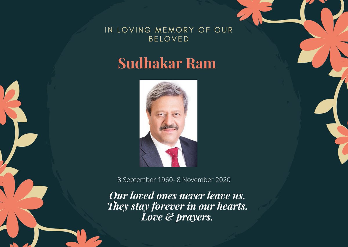 Mastekltd's tweet photo. With profound grief, we regret to inform you that our beloved Sudhakar Ram, Founder Member &amp; Managing Director of Mastek passed away on Sunday. https://t.co/cB5ParApw6