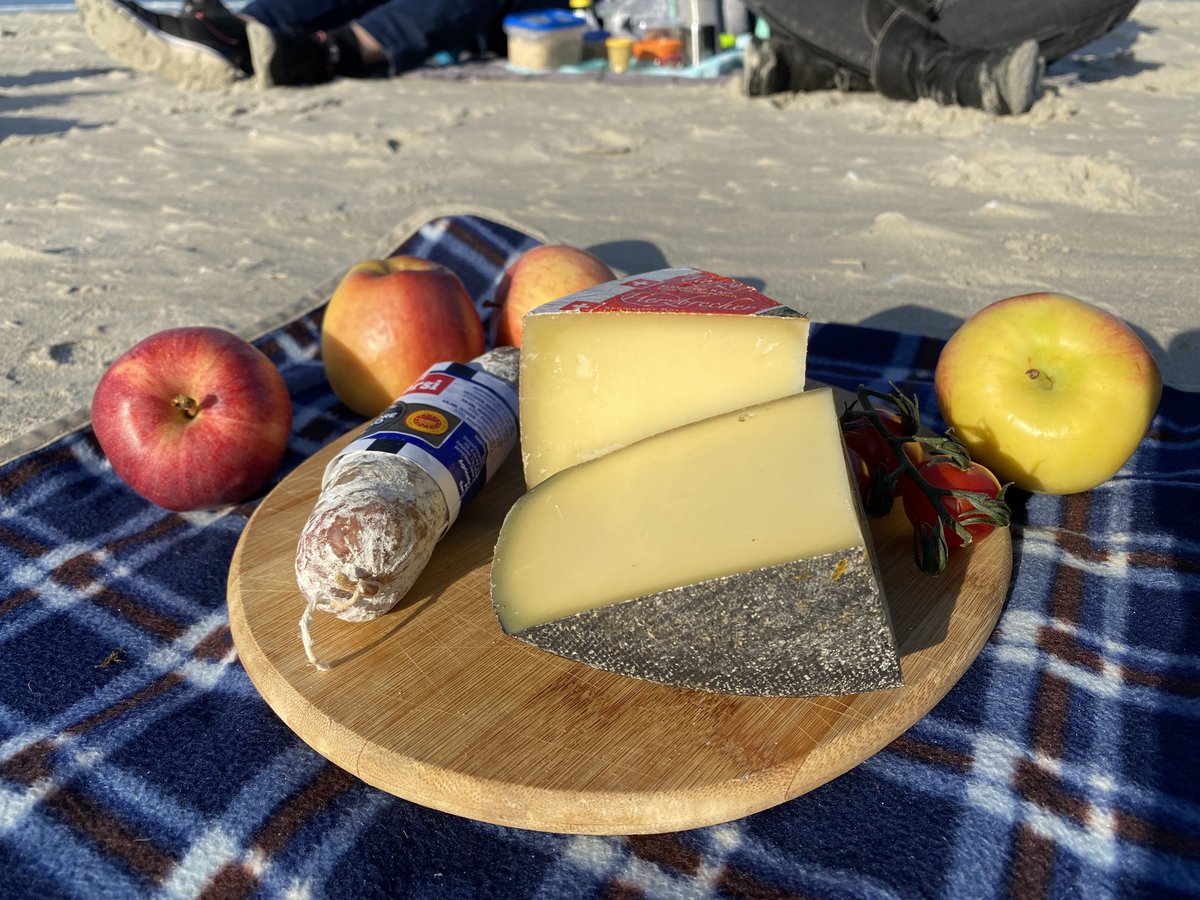 TaniDaReal's tweet photo. Picnic at the beach on Juist (Northern island) in November. We needed this day off 💙 #wolfpilot #juist https://t.co/H5JFAPbM8i