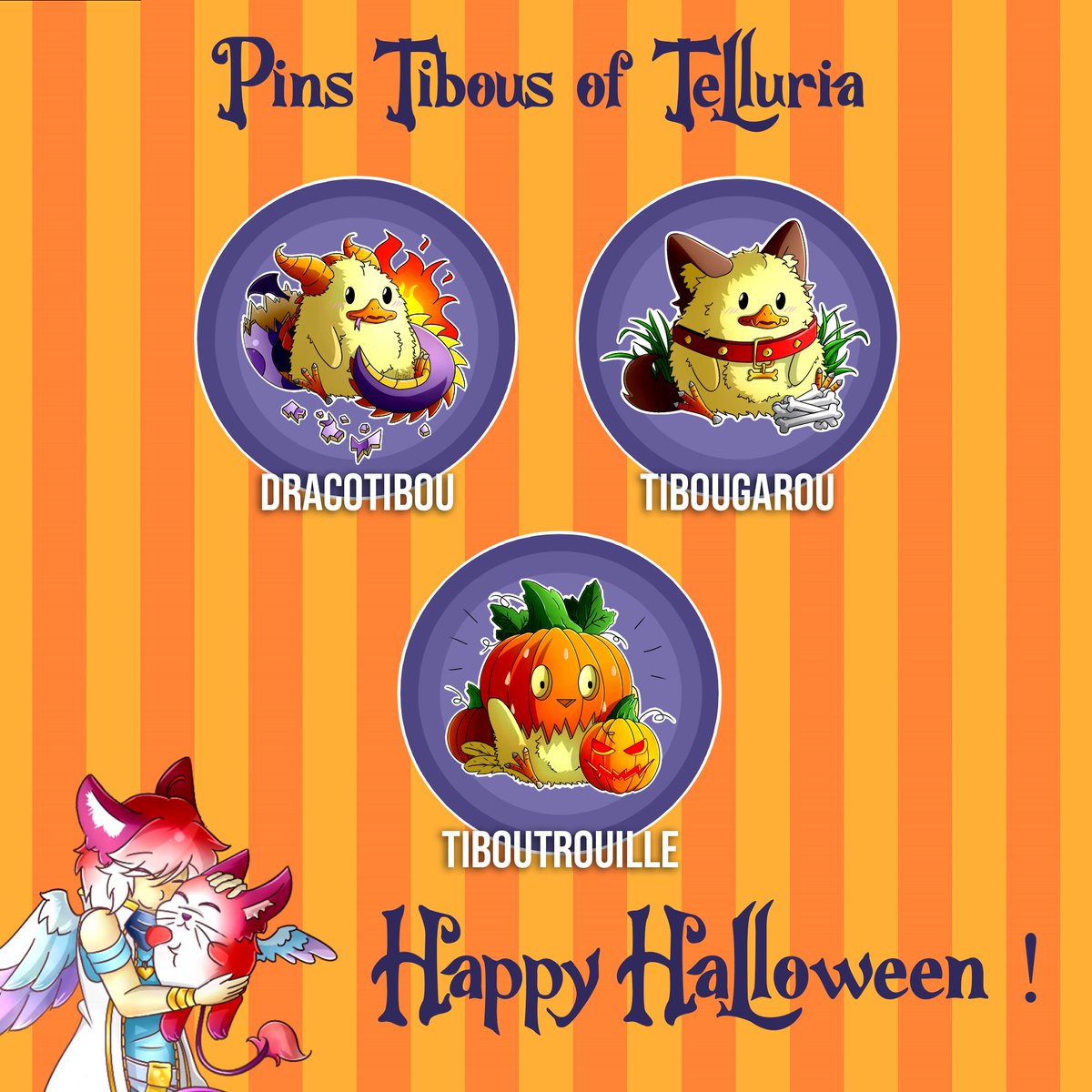 azael_draw's tweet photo. Good evening ! I'm thrilled to be able to show you a brand new project which means a lot to me : Telluria ! It is a yet-to-be video game for which I'll be making the graphic design.
> Those little chicks are called Tibous (Tee-boo) and you'll be able to meet them in-game. https://t.co/5L1MHKtsE3