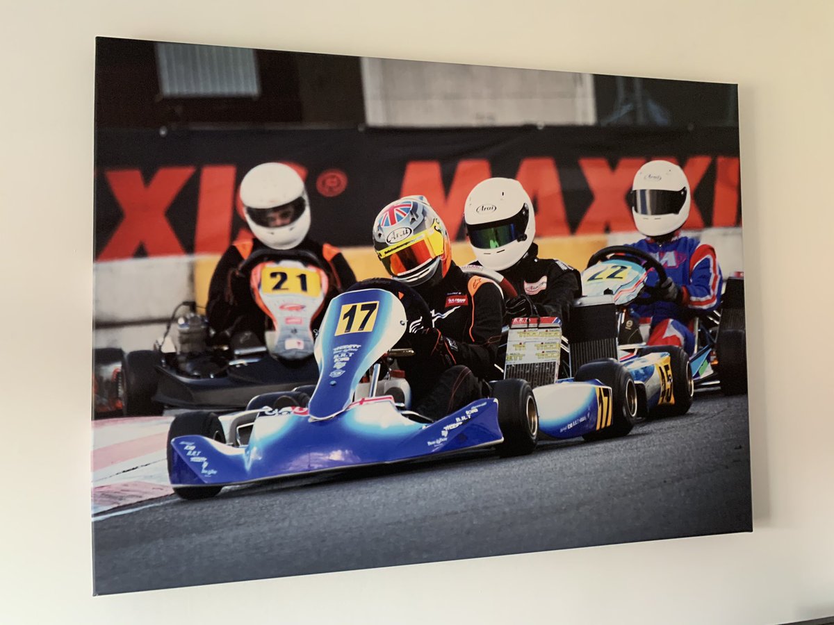 Canvases installed into my games room, they look amazing! Thanks to Jonathan Elsey photography for the amazing formula ford shot!
