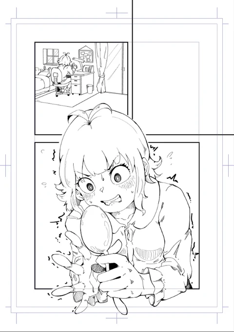 新作漫画制作中〜
『曲がれ〜!!』 