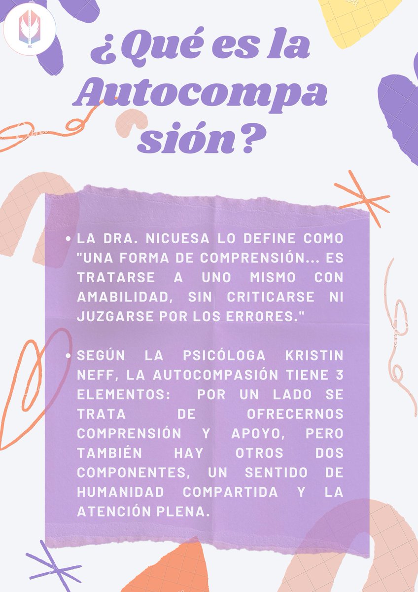 BTS_AHC_SPN's tweet photo. Hablemos de autocompasión, ¿de qué se trata? ¿Es tener pena por sí mismx? ¿Si no es eso, entonces qué? 🤔
Descubre todas las respuestas a continuación 🥰
#DominGoGo #AHCInforma #ArmyWithFun @BTS_twt https://t.co/Uf7kk8X9og