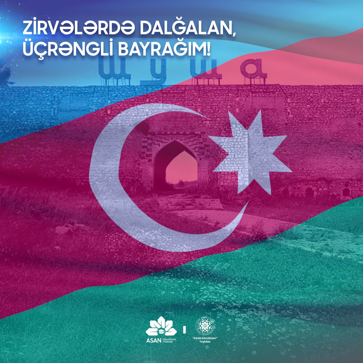 asanvolunteers's tweet photo. 9 noyabr - Üçrəngli Şanlı Bayrağımızın Günü!🇦🇿

#9noyabr #BayraqGünü https://t.co/pziJWmD6is