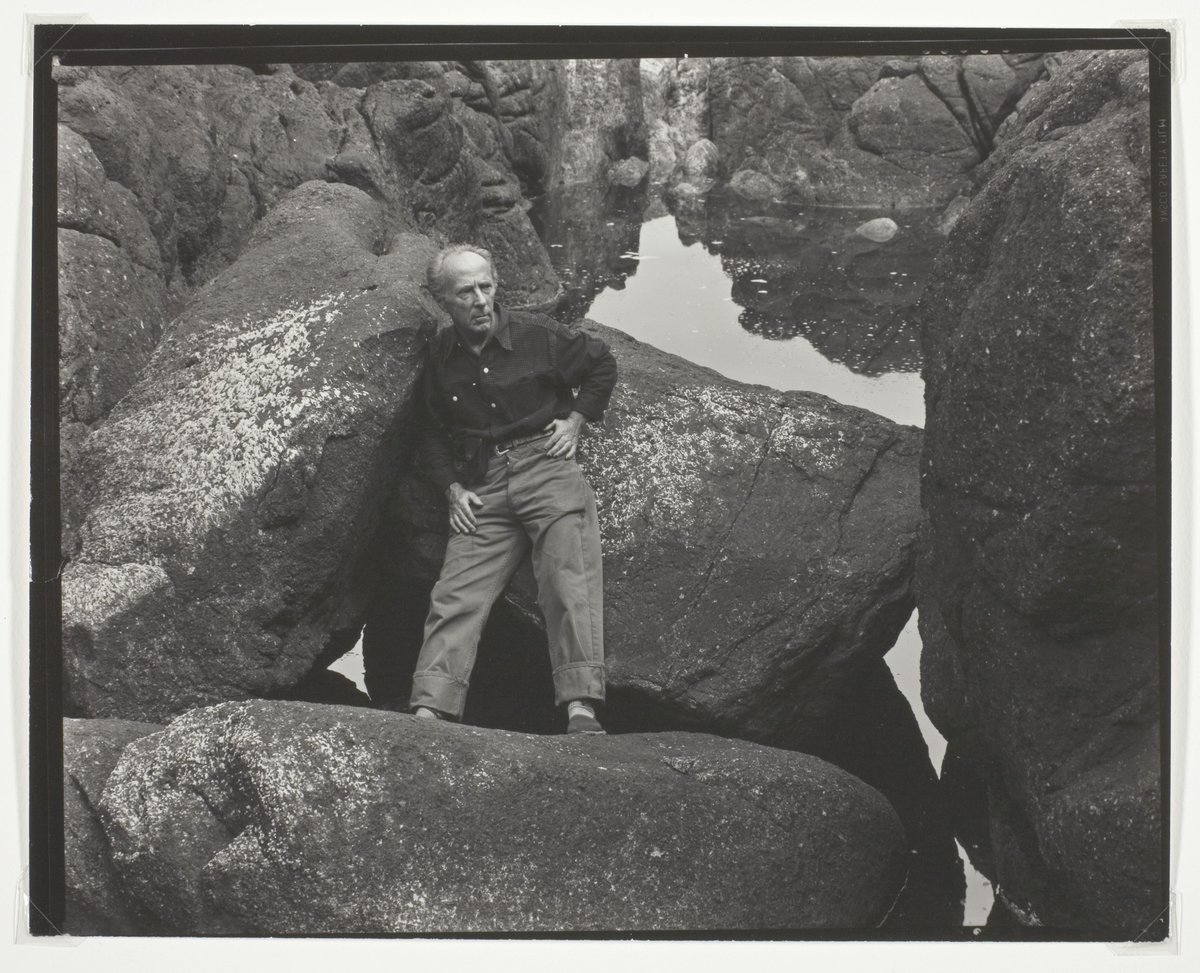Edward Weston (at Point Lobos), Cole Weston, 1946 https://www.artic.edu/art...