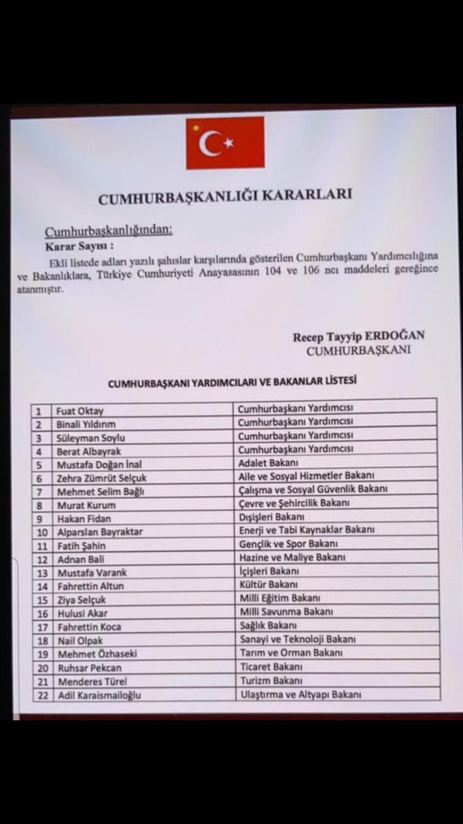 ankara kusu on twitter berat albayrak in istifa seysinin akabinde dolasan yeni kabine listesi gercegi yansitmiyor https t co ecev87gcbh twitter ankara kusu on twitter berat albayrak in istifa seysinin akabinde dolasan yeni kabine listesi gercegi yansitmiyor https t co ecev87gcbh twitter