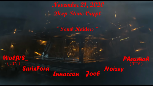 Wolfvs_'s tweet photo. Here's our official #DayOne raid team for #DeepStoneCrypt

Gonna be a blast! 
#WolfPack #BeyondLight #RaidSquad

              **(reveal for team two coming later)* https://t.co/zaeLEZotfj