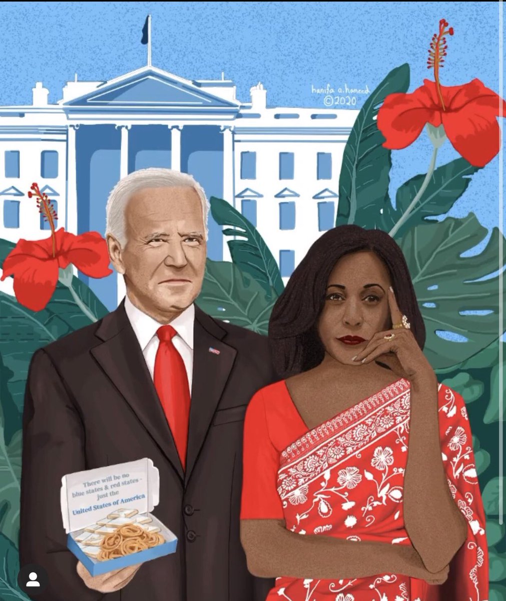 One thing that Kamala Harris’ ascension has revealed is how little there is of a South Asian/“Desi” American politic grounded in policy & vision. Instead, we get jokes about food, memes with her draped in a sari and how someone who “looks like us” is VP.