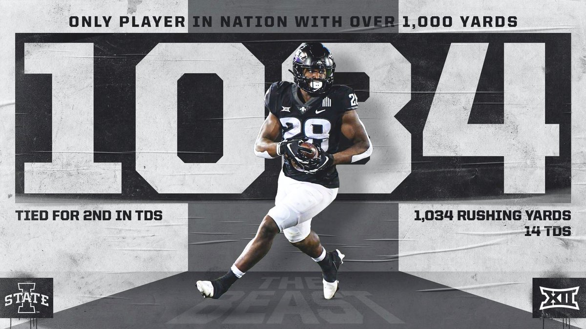 The nation's first and only 1,000-yard rusher is <a href="/BreeceH/">Breece Hall</a>. 

#BreeceTheBeast 

🌪️🚨🌪️