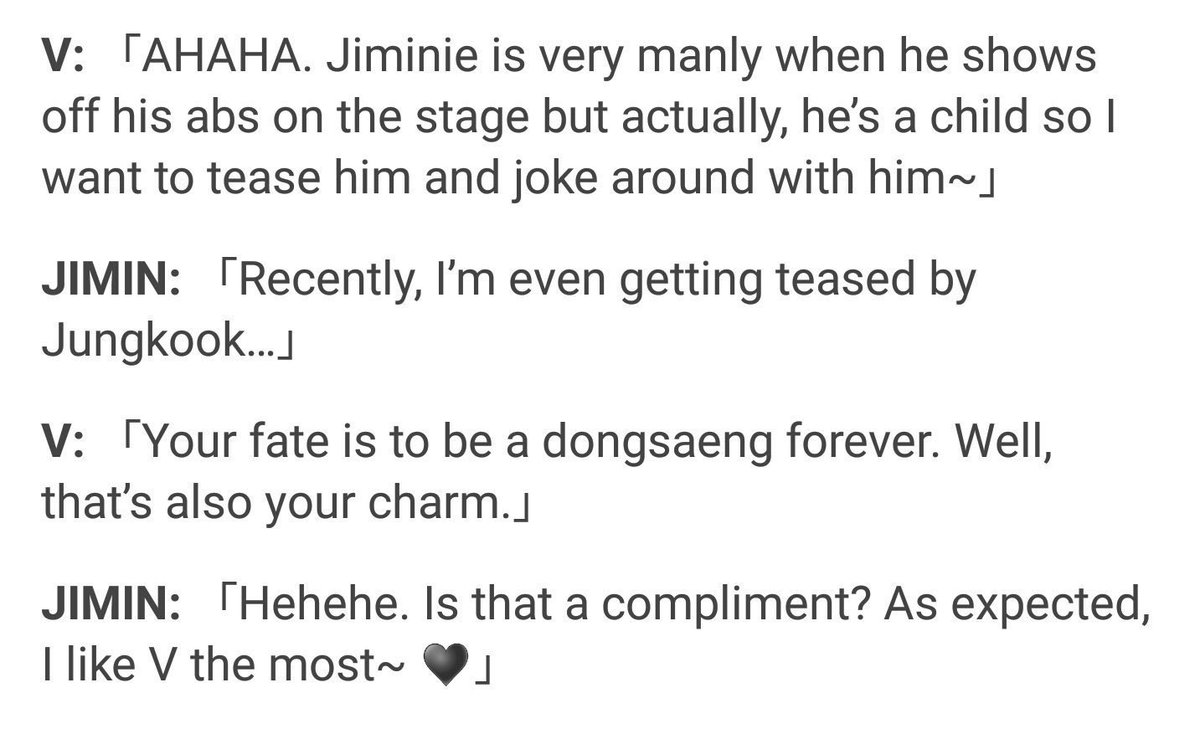 he’s so obvious about his love towards taehyung it’s almost like it’s love confessions sjsjsjsk