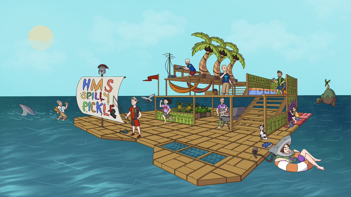 milliebeedoodle's tweet photo. This evening I’m going to be streaming @RaftSurvivaGame with @harryfinn and some sweeties from the milliebeedoodles discord! Come check out the beautiful floaty boaty we all made together ☺️ stream starting between 8/9pm, till we all get to tired to go on 😅 https://t.co/cSwp6CqGpj
