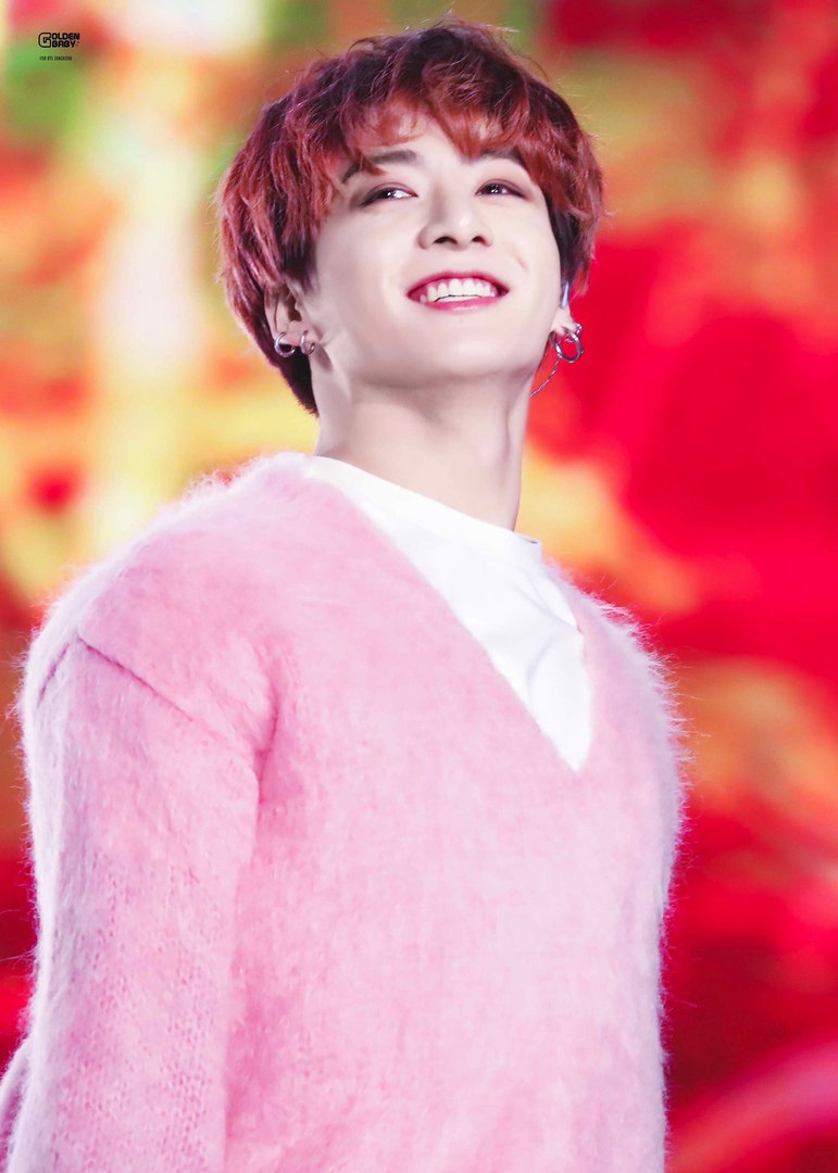 jungkook in pink ~ a pretty thread 