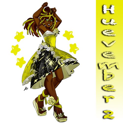 luxshine's tweet photo. #huevember . Aysha, the #harbringeroflife lobes music and dance! #huevemberday2 #huevember2020 #buildingblocks #buildingblockscomic https://t.co/DuGBOn2jBj