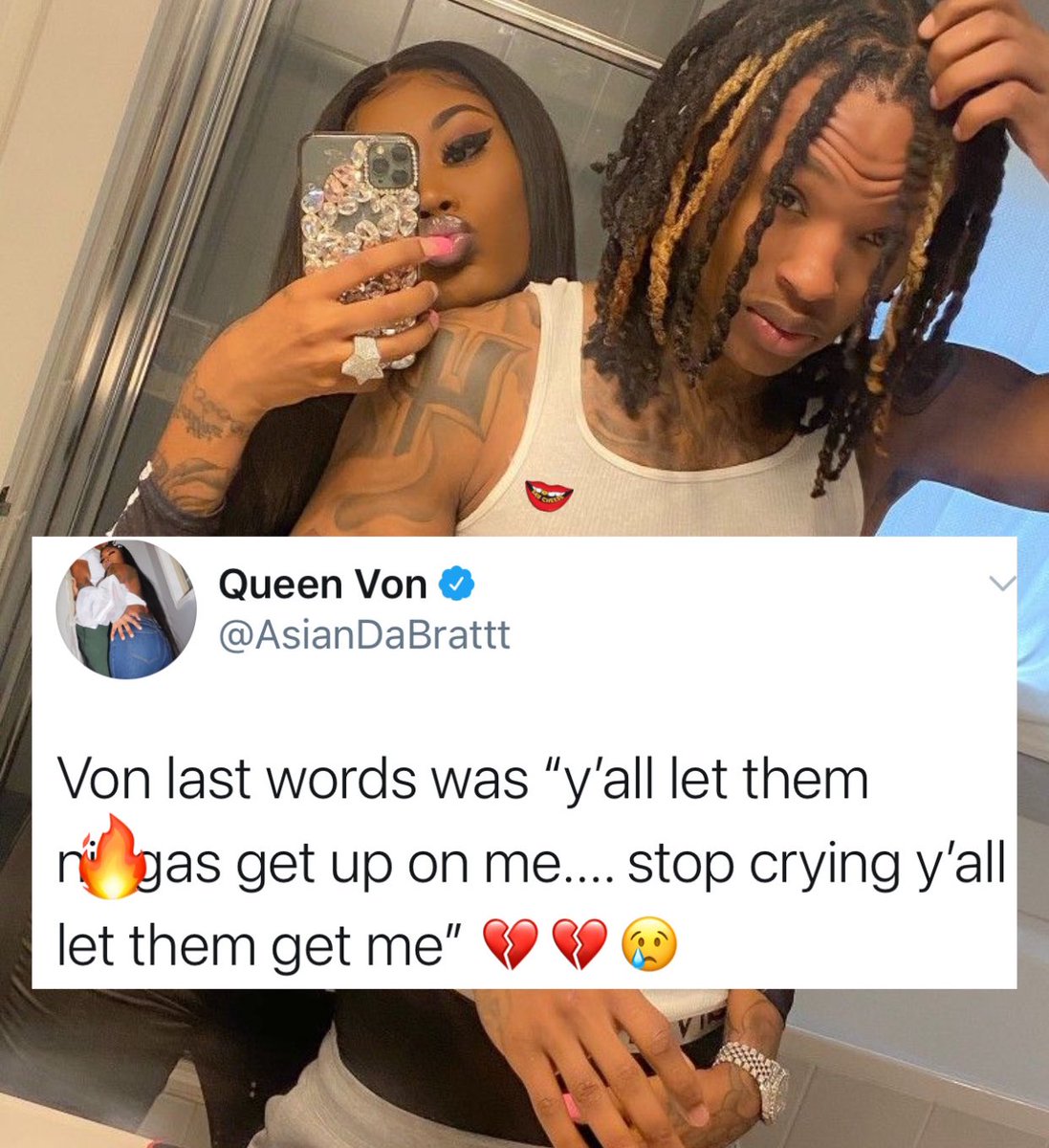 Asian Doll reveals KingVon’s last words. 💔