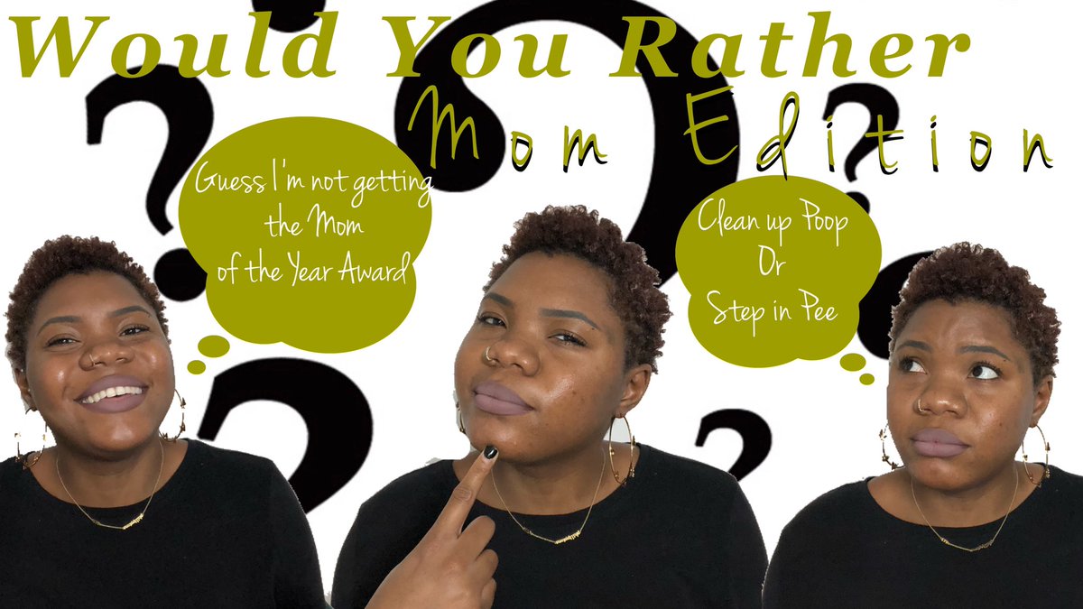 EverythingMF's tweet photo. Hey😊, 

I just dropped a new video. In the video, I’m playing the Would You Rather game, Mom Edition. If your interested
Click the Link in the Bio. Thanks 💕
#Games #WouldYouRather #Funny #YoungMom #SingleMom #Challenge #Tattoo #Lifestyle #Children #Parenting #Questions https://t.co/EHjgWeAezB