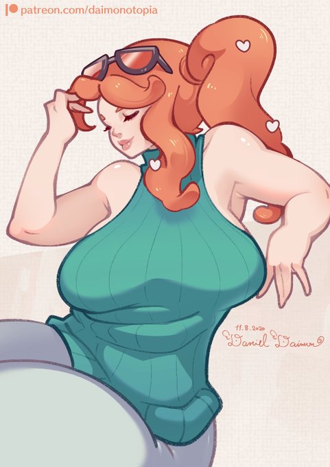 🧡 Sonia 💚

https://t.co/bVtrePdgV7
#pokemon #pokegirl #Sonia #curvy #ポケモン剣盾 #ソニア 