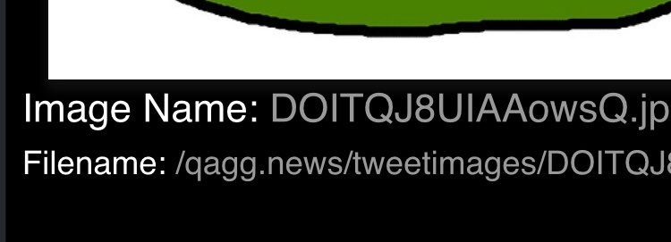 3/ The file name of the photo in the tweetFile name: DOITQ...Maybe that’s auto or someone did that, but per to my searches, there ARE not ANY other “tweets -> Cue_agg” images with that file nameIt included another image as an example WITHOUT the nameAgain: no others exist