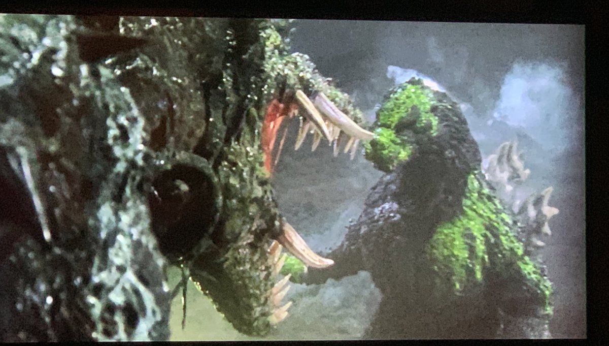 This is one of the most violent Godzilla fights.