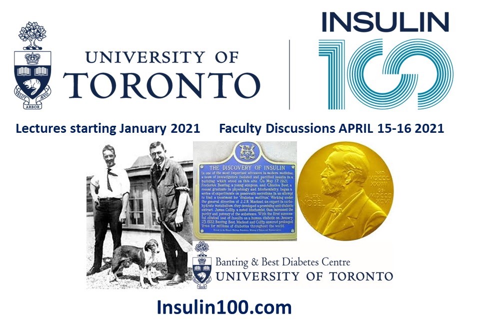 Lectures starting January 2021. From the discovery #insulin to #genetics, immunity, analogues,  delivery devices, CGM, #stemcells and more. Virtual electronic poster sessions, trainee awards, no fees. A once in a lifetime scientific celebration #T1D #T2D insulin100.com/registration/