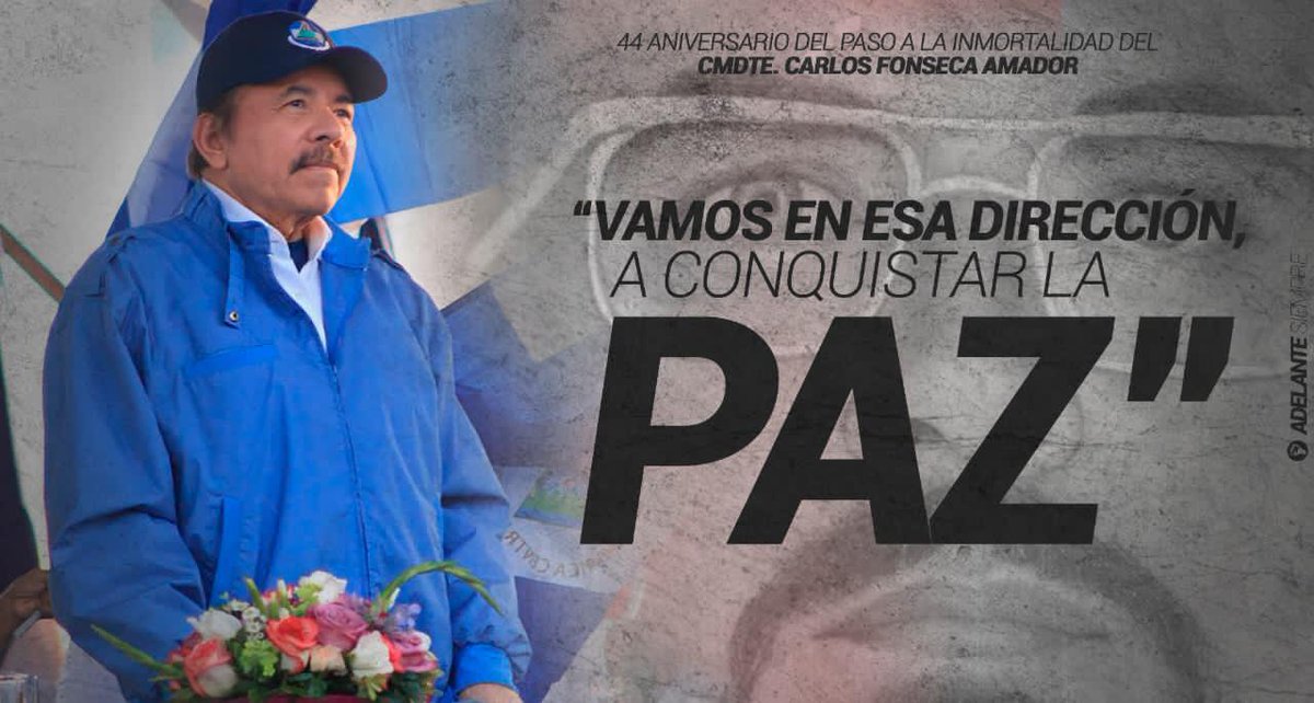 #Nicaragua #8deNoviembre la obra del Comandante Carlos es el mejor ejemplo para dar nuestro mayor esfuerzo por la Revolución #CarlosVictoriosasEsperanzas2021 #EFIMMS #SaludParaElPueblo <a href="/BisturiDePaz/">Javier Acevedo B.</a> <a href="/javierliberado/">Javierliberado</a> <a href="/DocSandinista/">Doc. Sandinista ❤️🖤</a> <a href="/RubenFlorVilla/">R.Darío.Flores</a> <a href="/edu22caceres/">UNIDOS</a> @DocSobalvarro