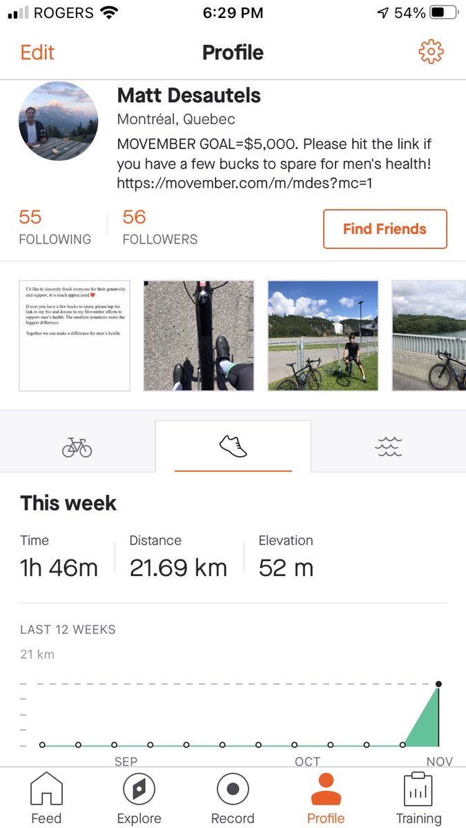 mdesy95's tweet photo. Week 1 in the books, tap the link below if ever you have a few bucks to spare to help me achieve my goal and support men’s health! #Movember 

https://t.co/hGPkTwBl5x https://t.co/PGg4HOiIfw