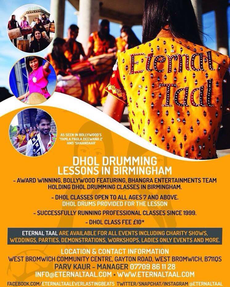 EternalTaal's tweet photo. Dhol Classes by Eternal Taal available online or face to face. Contact +447709861128 for more info. 

#dholclasses #onlinedholclasses #dhollessons #onlinelearning #femaledholplayers #femaledholi #femaleteachers #femalemusicgroup #femaleteachers #indiandrums #nonstop #since1999 https://t.co/uacQe5Kww1