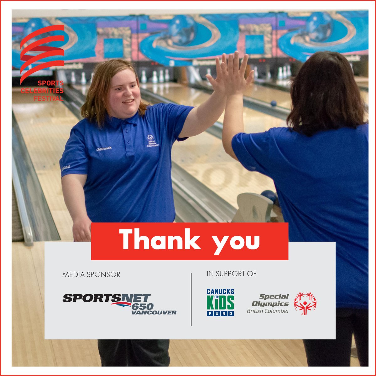 SpecialOBC's tweet photo. Our thanks to #SCF2020 Media Sponsor @Sportsnet650 for supporting Special Olympics BC and @Canucksforkids! Grateful to have @psolkowski emcee the virtual show November 10! https://t.co/QBJk3j761h https://t.co/esfSpnAQiG