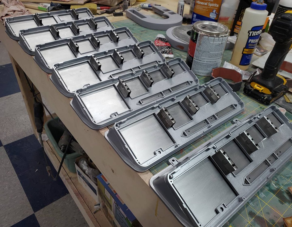 droidboy's tweet photo. Took the day off from R2 building to begin the upgrade process of my Han Solo in Carbonite.   These new panels are amazing.   #starwars #hansolo #makerspace #props #movieprops https://t.co/EZ6rr4TYkB