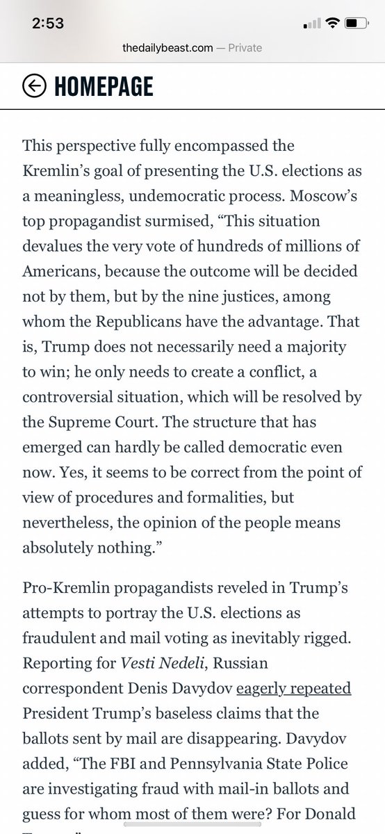 Msmanchester1's tweet photo. @RepMarkGreen Here we go. #Barr time to try &amp; steal this election for Trump. The media need to step up now &amp; expose this plot #PutinPlan is help Trump destroy our democracy by stealing the election &amp; validating Putin’s claim that our elections are corrupt. “Putin’s piglet” @MSNBC @CNN @maddow https://t.co/PjrgEfBQbH