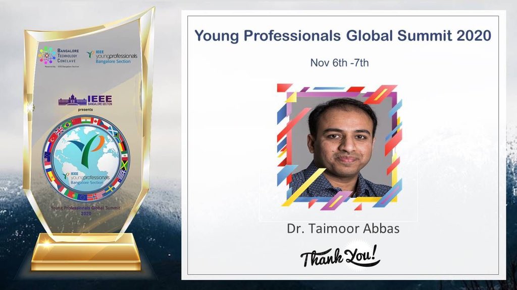 DrTaimoorAbbas's tweet photo. I had the pleasure to give a talk at #ieeeypgs2020 organized by @ieeebangalore section
Topic: “Role of 5G for V2X Communications”
#ieeebangaloreyp #IEEEVTSYoungProfessionals
#V2X #5G #conference #society #artificialintelligence #technology #5gaa #5gcroco @ieeevts @IEEEYP https://t.co/Iz7eLErNME