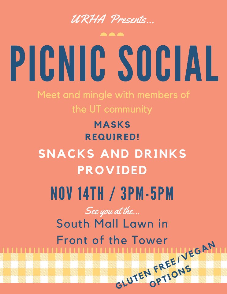Come join us for a picnic in front of the tower!