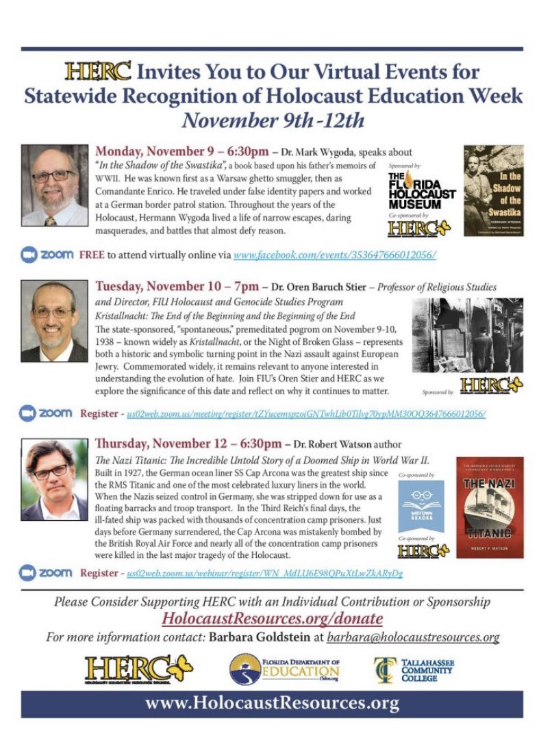 Tomorrow will begin #HolocaustEducationWeek May we never forget, continue to educate and move forward with kindness. <a href="/FlaglerSchools/">FlaglerSchools</a> <a href="/FlaglerTeaching/">Flagler Teaching & Learning</a>