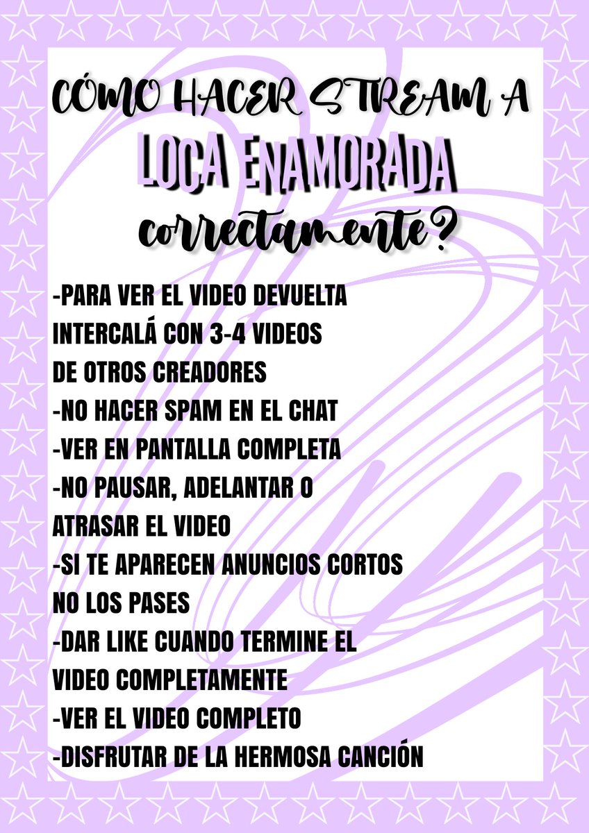 wondererevelyn's tweet photo. COMO HACER STREAM A LOCA ENAMORADA 
(todavía no se sabe cuando sale)
DEN RT ASÍ MÁS GENTE LO SABE https://t.co/82B8KRMxGl
