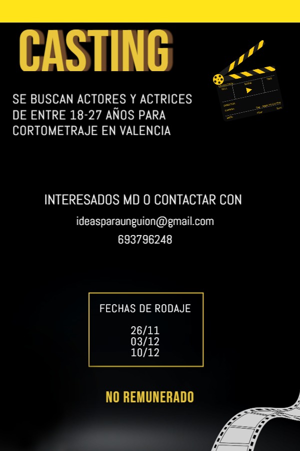 mariiael99's tweet photo. Dejo esto por aquí. BUSCAMOS GENTE PARA NUESTRO CORTO, titulado "Ideas para un guión". No dudéis en contactarnos para más info. Se agradece la máxima difusión posible! 😊 GRACIAS 🥰 https://t.co/MAAIaVnSxD