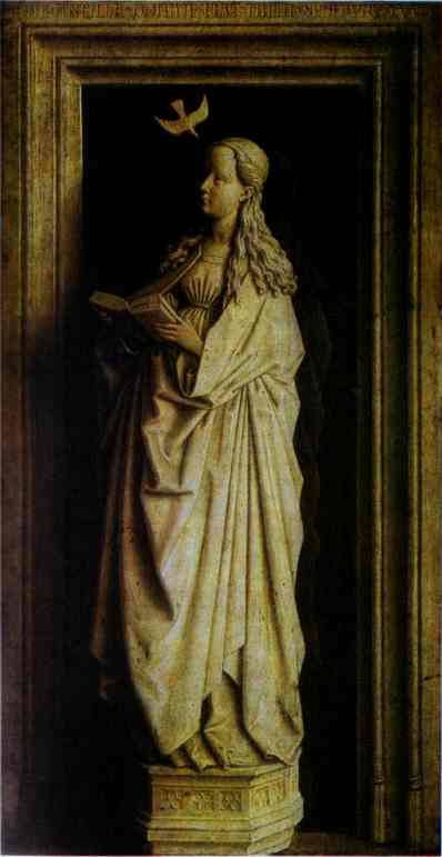 artistvaneyck's tweet photo. The Annunciation, 1440 #northernrenaissance #vaneyck https://t.co/N5uYBV16Pn